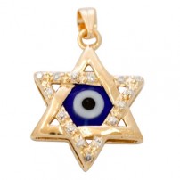 Star of David Eye Pendant